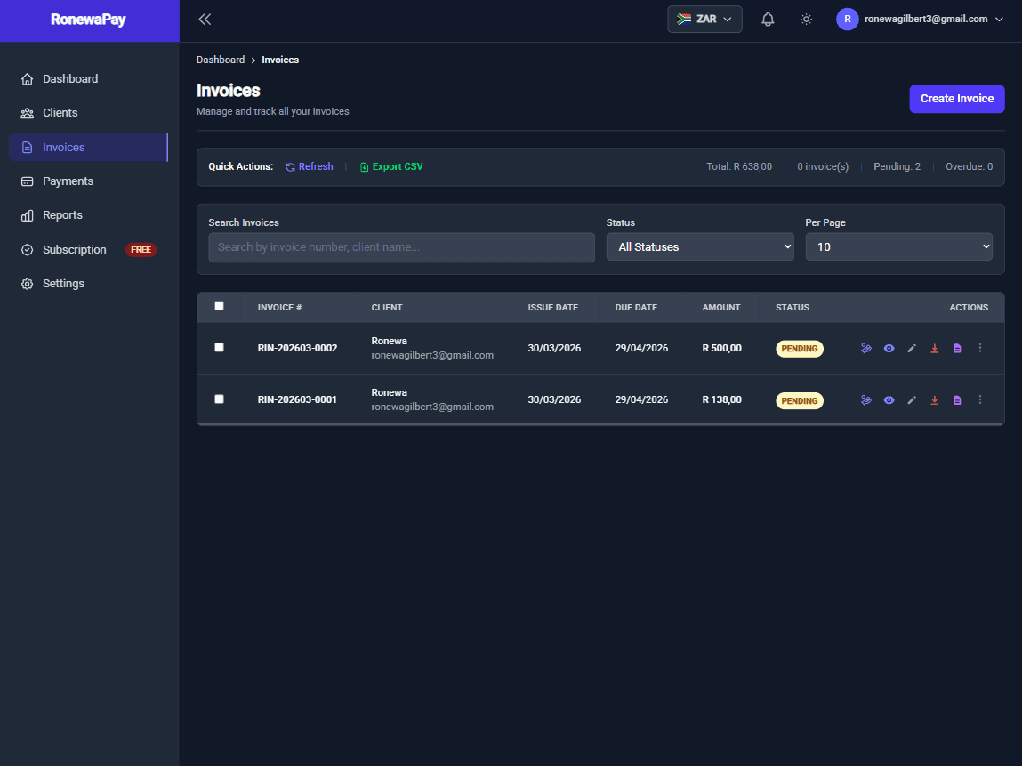 Invoice Management System